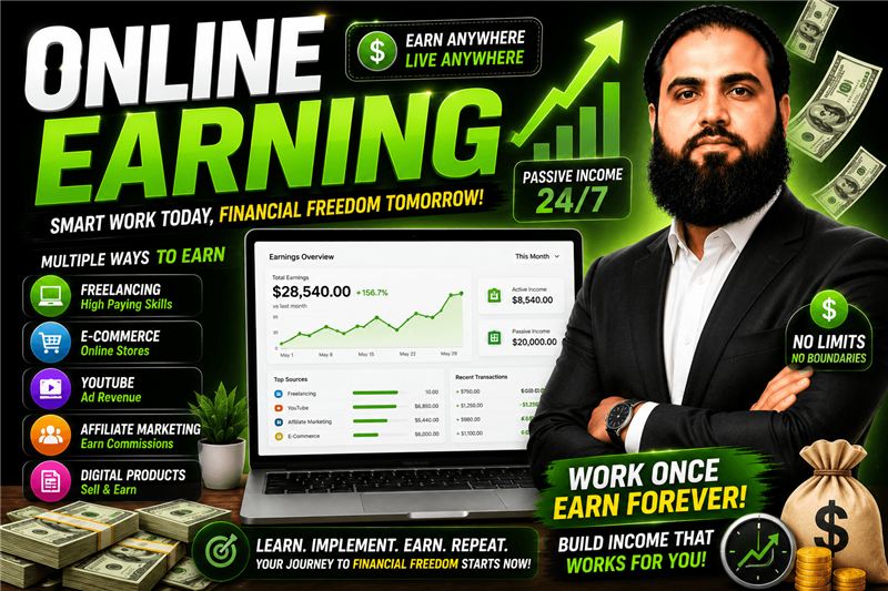 Online Earning Course - 15+ Methods to Earn from Pakistan - SSIMS